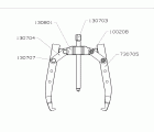 EXTRACTOR FORZA SERIE 7300 MECÁNICO DE 2 PATAS